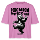 ICK MACH WAT ICK WILL-Frauen Boxy Bio-T-Shirt II - Pink