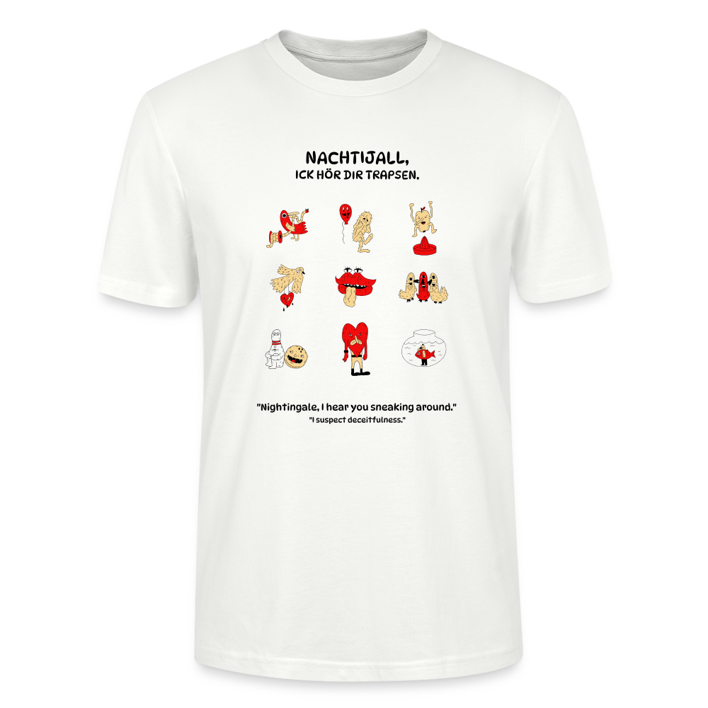 NACHTIJALL-Unisex T-Shirt BIO - Weiß