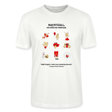 NACHTIJALL-Unisex T-Shirt BIO - Weiß