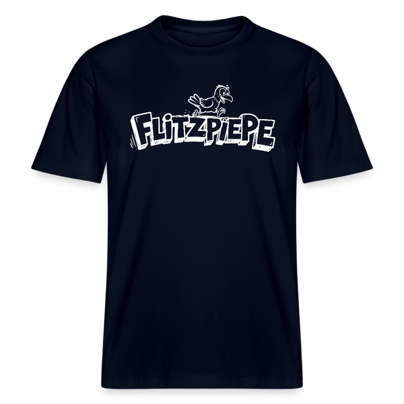 Dit Berlin Shirt-FLITZPIEPE-RELAXED FIT Unisex Bio T-Shirt - Navy