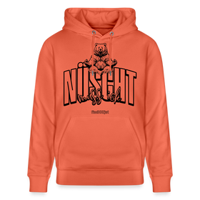 NÜSCHT MUSS ICK 2025-Unisex Bio-Hoodie mit Berliner Schnauze - Hellrot