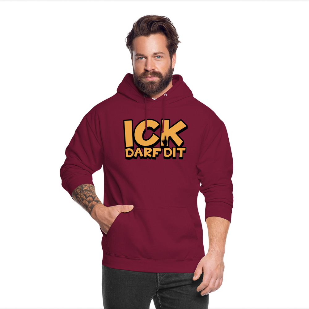 ICK DARF DIT - Hoodie - Bordeaux