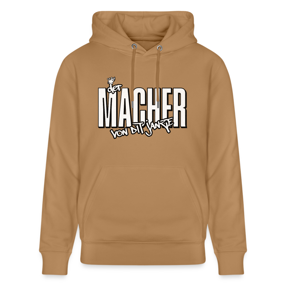 DER MACHER VON DIT JANZE - Unisex Bio-Hoodie - Latte