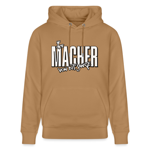DER MACHER VON DIT JANZE - Unisex Bio-Hoodie - Latte