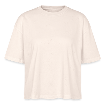 TACHCHEN BERLINER - Frauen Boxy Bio-T-Shirt-back - Naturweiß