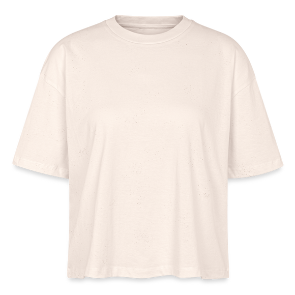 TACHCHEN BERLINER - Frauen Boxy Bio-T-Shirt-back - Naturweiß