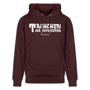 Berliner Begrüssung-TACHCHEN IHR FLITZPIEPEN- Bio-Hoodie - Maroon
