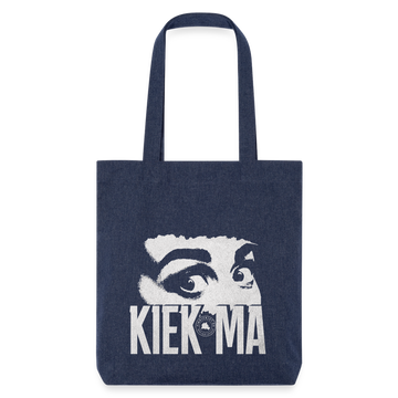 KIEK MA -  recycelter Heavyweight Stoffbeutel - melange Blue