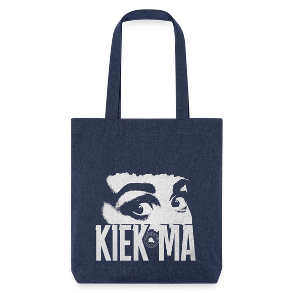 KIEK MA -  recycelter Heavyweight Stoffbeutel - melange Blue