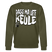 PASS MA UFF KEULE-Unisex Bio-Sweatshirt II - Khaki