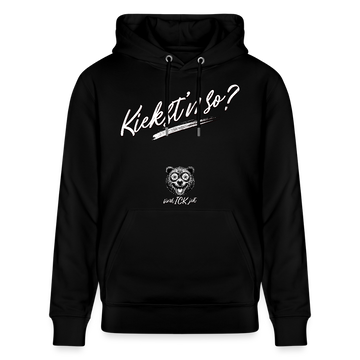 KIEKST'N SO?-Unisex Bio-Hoodie II - Schwarz