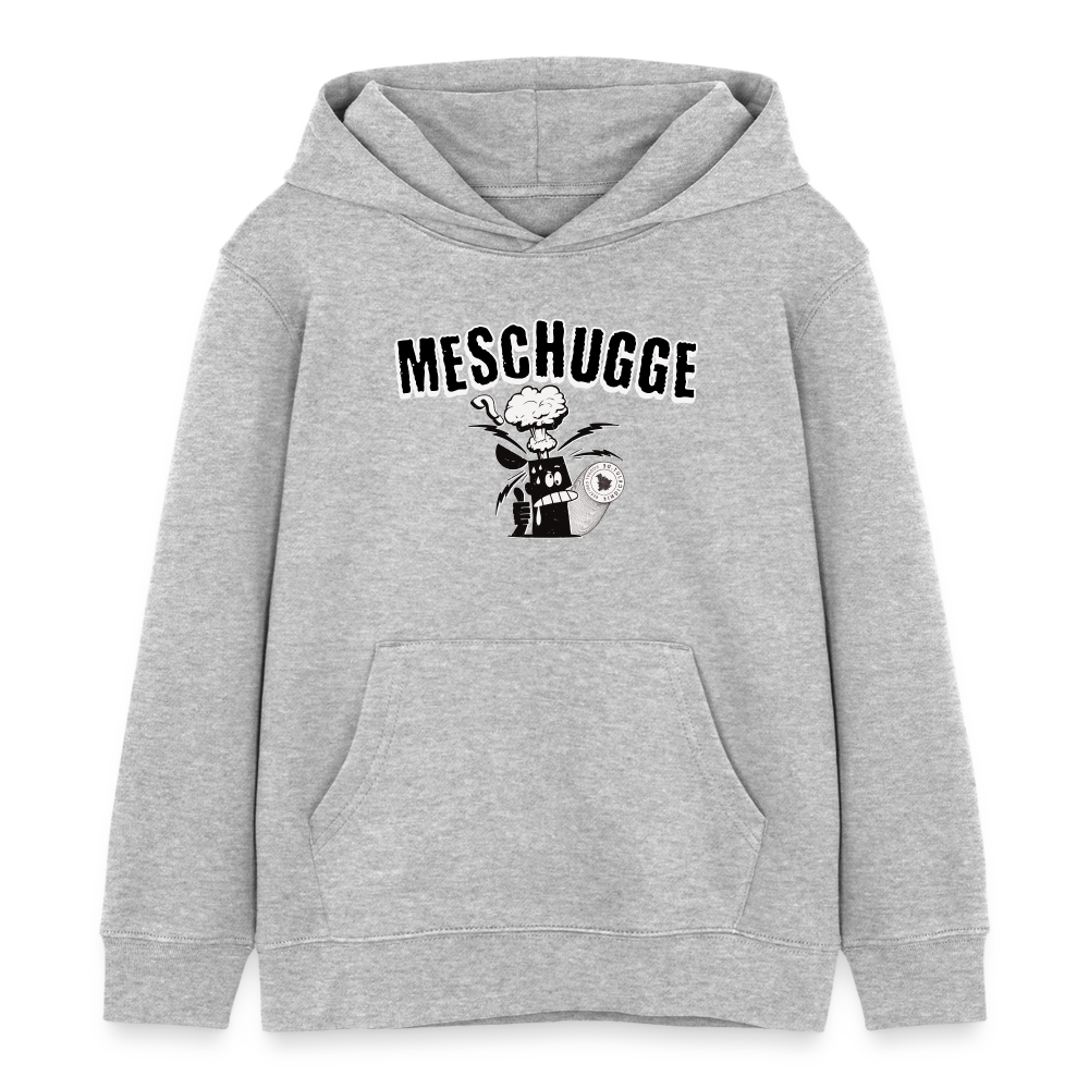 MESCHUGGE - Kinder Bio-Hoodie - Grau meliert