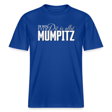 MUMPITZ-Relaxed Fit Unisex Bio-T-Shirt-dunkel - Dunkelblau