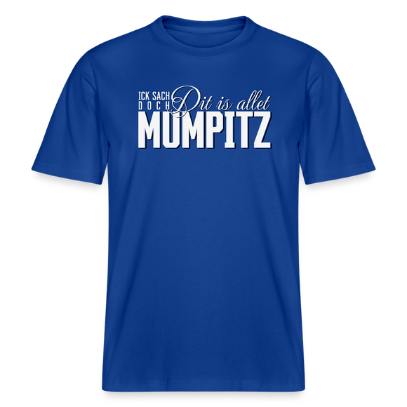 MUMPITZ-Relaxed Fit Unisex Bio-T-Shirt-dunkel - Dunkelblau