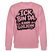 ICK BIN DA KANN LOSJEHN-Unisex Bio-Sweatshirt mit Berliner Spruch - Lila Traum