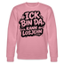 ICK BIN DA KANN LOSJEHN-Unisex Bio-Sweatshirt mit Berliner Spruch - Lila Traum