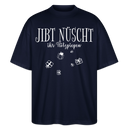 Weihnachten in Berlin-JIBT NÜSCHT - Unisex Oversize Bio-T-Shirt - Navy