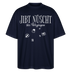 Weihnachten in Berlin-JIBT NÜSCHT - Unisex Oversize Bio-T-Shirt - Navy