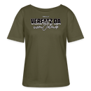 VERFATZ DA VOM JELÄNDE-Rundhals Frauen Bio-T-Shirt - Khaki