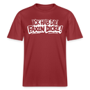 Berliner Shirt-ICK HAB DIE FAXEN DICKE-RELAXED FIT Unisex Organic T-Shirt - Erdrot