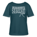 JEH MIR NICH UFF'N SENKEL-Rundhals Frauen Bio-T-Shirt II - Dunkles Petrol