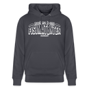 Berliner Spruch-FISIMATENTEN-Unisex Bio-Hoodie II - Indigoblau