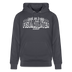 Berliner Spruch-FISIMATENTEN-Unisex Bio-Hoodie II - Indigoblau