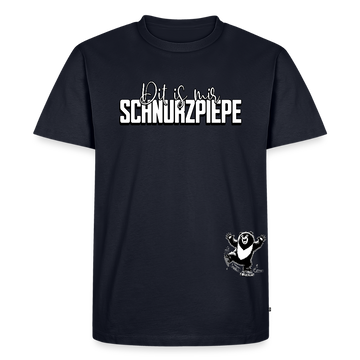 SCHNURZPIEPE-Männer Premium BIO T-Shirt - Navy