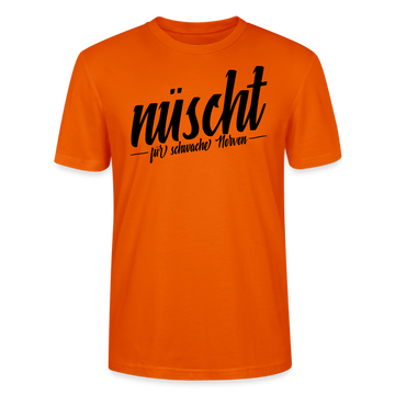 Berlin Shirt-NÜSCHT DARF ICK-Unisex T-Shirt - Tieforange