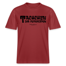 Berliner Begrüssung-TACHCHEN IHR FLITZPIEPEN- RELAXED FIT Unisex Organic T-Shirt - Erdrot