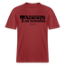 Berliner Begrüssung-TACHCHEN IHR FLITZPIEPEN- RELAXED FIT Unisex Organic T-Shirt - Erdrot