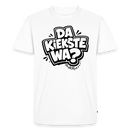 DA KIEKSTE WA?- Berliner Schnauze auf dem Männer Premium Bio T-Shirt - Weiß