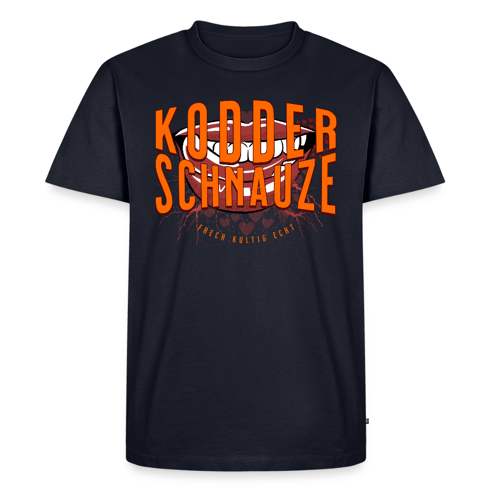 KODDERSCHNAUZE-Männer Premium BIO T-Shirt - Navy