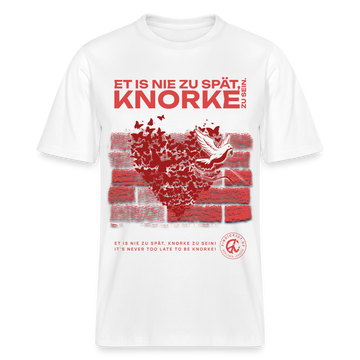 SEI KNORKE - Frontprint -Relaxed Fit Unisex Bio-T-Shirt - Weiß