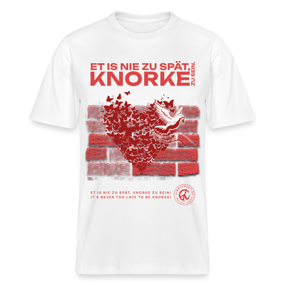 SEI KNORKE - Frontprint -Relaxed Fit Unisex Bio-T-Shirt - Weiß