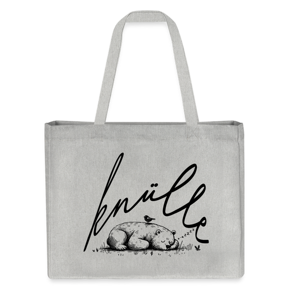 KNÜLLE - Einkaufstasche - Grau meliert