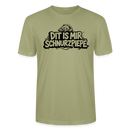 Berliner Bär-DIT IS MIR SCHNURZPIEPE-Unisex T-Shirt BIO - Nebelgrün