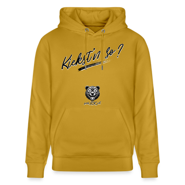 KIEKST'N SO?-Unisex Bio-Hoodie - Ocker