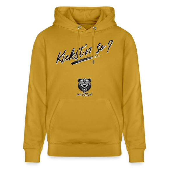 KIEKST'N SO?-Unisex Bio-Hoodie - Ocker
