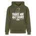 Berliner Spruch-FRÜHER WAR ALLET LEICHTERUnisex Bio-Hoodie - Khaki Grün