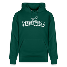 Unisex Bio-Hoodie mit dem Original Berliner Spruch - Flitzpiepe - Forest
