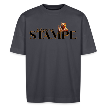 STAMPE-Unisex Oversize Bio-T-Shirt - Indigoblau