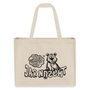 DU SCHNALLST JAR NÜSCHT-Einkaufstasche - Naturweiß