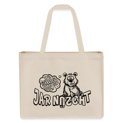 DU SCHNALLST JAR NÜSCHT-Einkaufstasche - Naturweiß