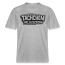 Dit Berlin Shirt-TACHCHEN IHR FLITZPIEPEN- RELAXED FIT Unisex Bio T-Shirt - Grau meliert