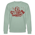 Berlin Souvenir zu Weihnachten -JIBT NÜSCHT-Unisex Bio-Sweatshirt - Helles Graugrün