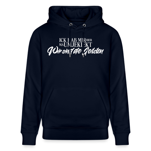 Wir sind die Geilsten-Unisex Bio-Hoodie II - Navy