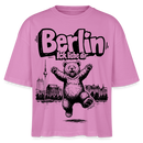 Berlin Souvenir-Frauen Boxy Bio-T-Shirt-BERLIN ICK LIEBE DIR - Pink