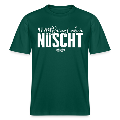 NETT KANN ICK OOCH- RELAXED FIT Unisex Bio T-Shirt - Forest