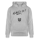 KIEKST'N SO?-Unisex Bio-Hoodie - Grau meliert